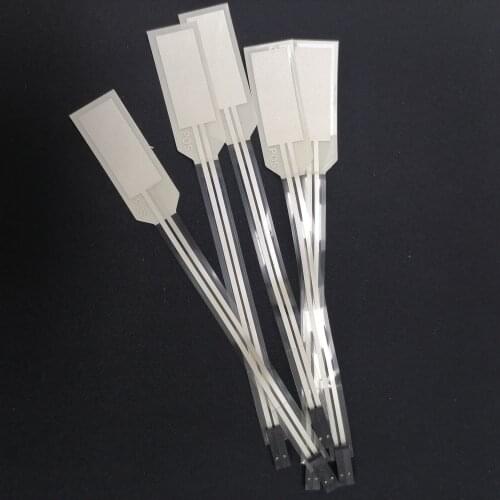 PVDF piezoelectric film vibration sensor FDT1-028K flexible lead wire for respiratory and pulse motion monitoring