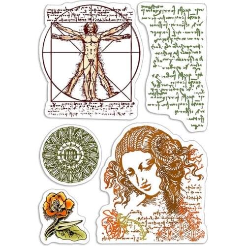 CLEAR STAMP background DIY Scrapbook Card album paper craft silicon rubber roller transparent stamps 3277