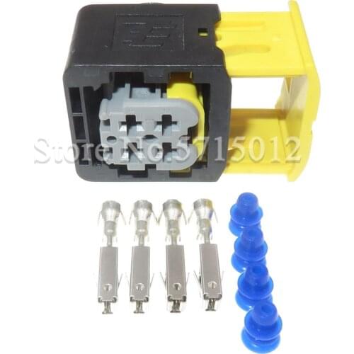 4 Hole 2-1418390-1 Nitrox Oxygen Sensor Waterproof Plug Auto Wiring Harness Connector Socket For SCR Accessories