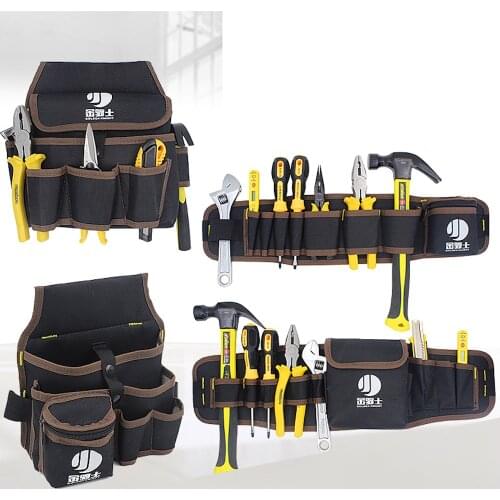 Tool Belt Quick-pick Work Waist Bag Tool Storage Bag Electrician Carpenter Contractor Technicians Tool Bag Pocket