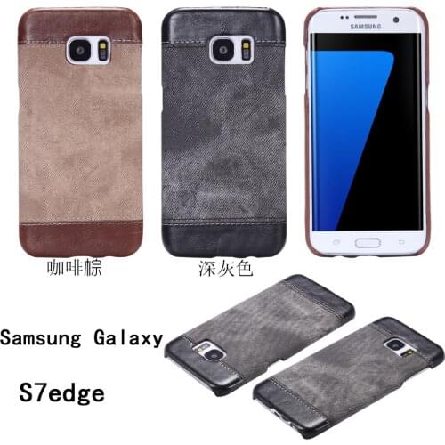 S7 Edge Luxury Jeans Pattern Back Cover For Samsung Galaxy S7 Edge Quality Phone Case for sansung sumsung galaxi galaksi gelaksi