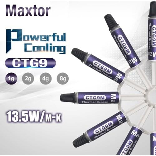 Maxtor CTG9 13.5W/m-k High Performance Compound Thermal Paste Conductive Grease Heatsink For CPU GPU Chipset notebook Cooling