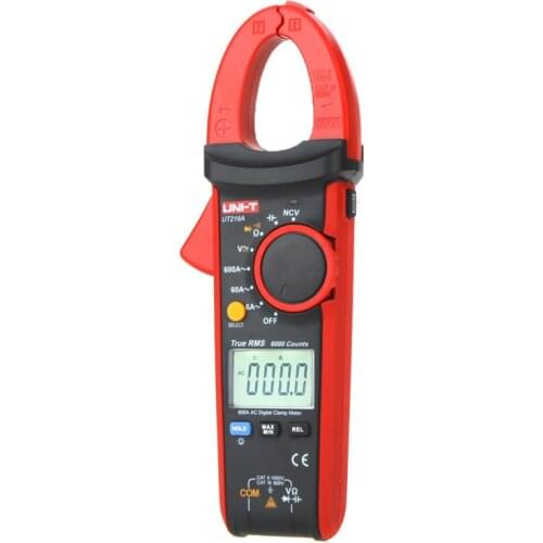 UNI-T UT216A UT216B 600A Digital Clamp Meters AC Current NCV Tester V.F.C Diode LCD Display Work Light AUTO Range Multimeters