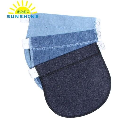 Jean Extender Pants Pregnancy Waist Extender Waistband Belt Waist Extend Pant Obese Belt Extension Adjustment Elastic Buckle