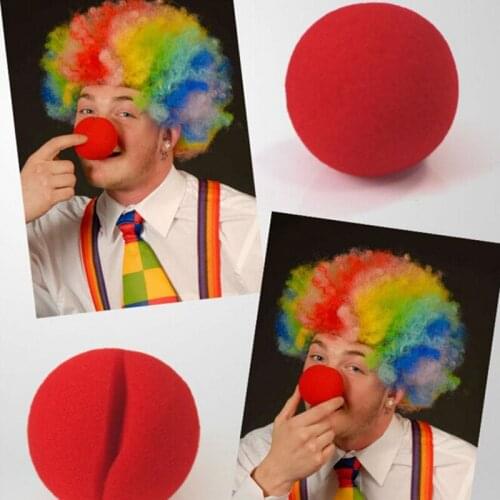 1 PCS Party Sponge Ball Red Clown Magic Nose For Halloween Christmas Party Masquerade Practical Jokes Gag Toys
