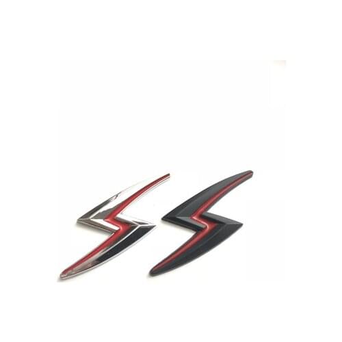 1X New S Lightning 3D Metal Refitting Sticker Car Body Emblem Badge Decal for Nissan S14 S15 Auto Exterior Accessories 2017 New