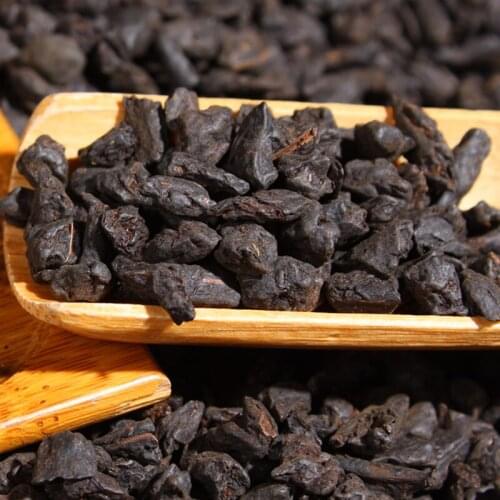 500g China Yunnan Ripe Pu-erh Tea Classic Glutinous Rice Cha Hua Shi Cooked Tea Loose Tea Pure Material Tea Green for Health