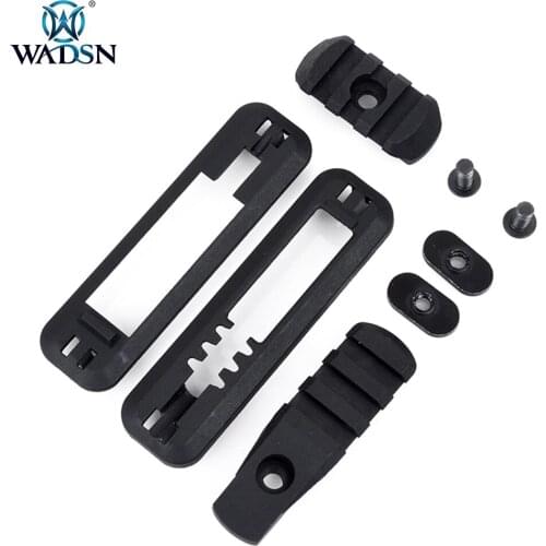 WADSN 8PCS/1set Tactical Airsoft Polymer MOE Handguard Illumination Kit Rail Mount Cover Hunting Accessories
