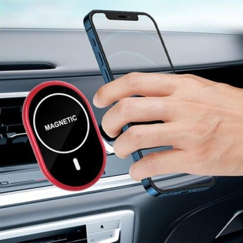 Car Wireless Charger 15w Magnet Magsafe Mobile Phone Holder Wireless Charger Magnetic Wireless Charger with Magnet Ring