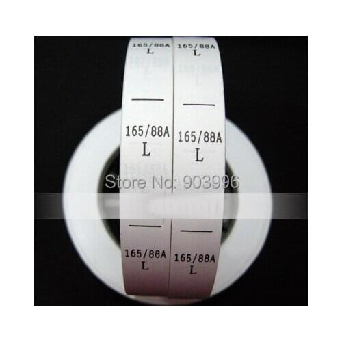 Free shipping woven cloth/GARMENT size lable,Wholesale woven SIZE LABEL for clothing Printed label washing mark,1000pCS/LOT