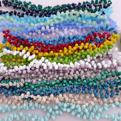 Wholesale 5x7mm crystal 6010 briolette/teardrop/waterdrop charm pendant beads top quality basic color free shipping-1