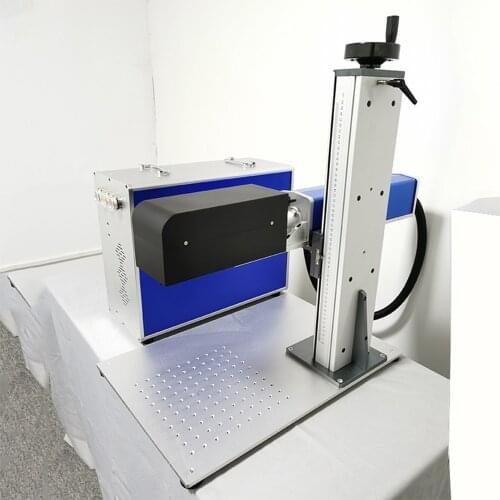 Color 50w 3d fiber laser engraving marking tube cutting machine