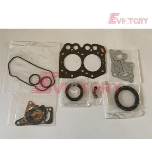 For yanmar 2TNE66 2TN66 full gasket kit + con rod bearing