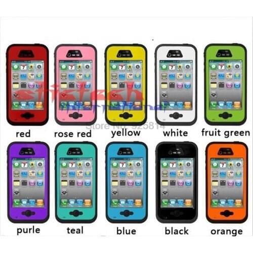By dhl or ems 50 pcs Fashion For iphone 4 4s Durable Swimming water sports Phone Bag For iPhone 4 4s WaterProof Case