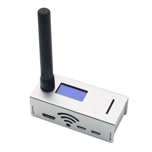 Finished 2019 MMDVM V1.7 Hotspot For P25 DMR YSF NXDN + Raspberry pi zero W +OLED +Antenna + 16G SD card + metal Case silver