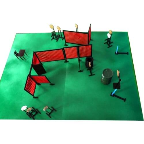 IPSC IDPA Shooting Competition Scene Stage Simulation Master Arena Model