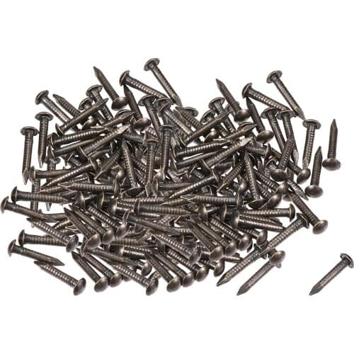 Uxcell Small Tiny Brass Nails 1.5x10mm for DIY Wooden Hardware Accessories 200pcs