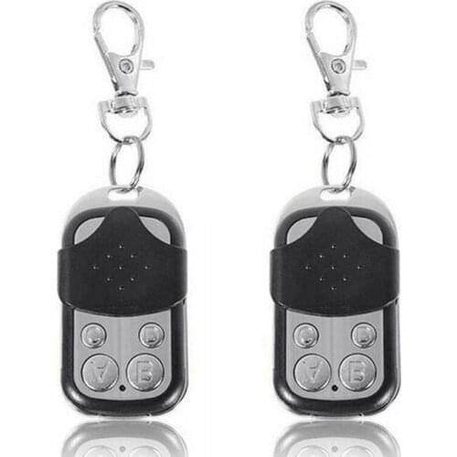 Mayitr 2pcs 4 Button Cloning Remote Control Key Fob For Car Auto Garage Door Electric Gate Accessories Parts