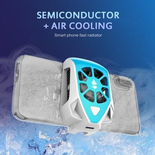 Mobile Phone Cooler Cooling Fan Gamepad Holder Bracket Fan Radiator For IPhone Huawei Xiaomi Tablet USB Charging Dropship