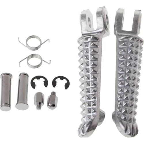 Motorcycle Aluminum Front Footrests For YAMAHA YZF R1 R6 R6S1998-2012 2003-2008 F19A