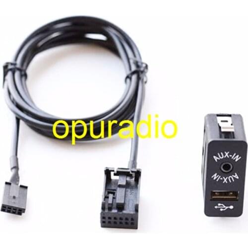 Opuradio GPS Navigation USB AUX in Plug Socket Harness Adapter For BMW E39 E46 E38 E53 X5