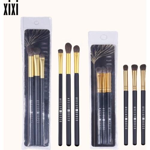 Xixi 3 Pcs Professional Makeup Brushes Eye Shadow Brush Highlighter Concealer Eyebrow Brush Make Up Brush Women Cosmetic Tool