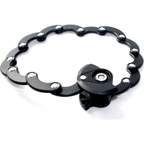 Foldable Bicycle Lock Strong Security Anti-theft Cycling Lock Bike Accessories Steel Alloy MTB Bike Lock With 3 Keys