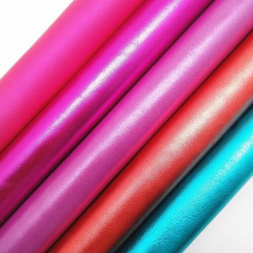 Amonglitter Metallic Sheep Grain Faux Leather Fabric, Synthetic Leather Fabric for DIY Bows Bags 21x29cm A4 size MB008