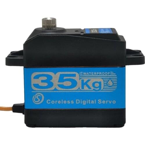 35kg Metal High Torque Waterproof Steering Gear Digital Coreless Servo for Model Airplane Drone 1/10 RC Car Upgrade Accessories