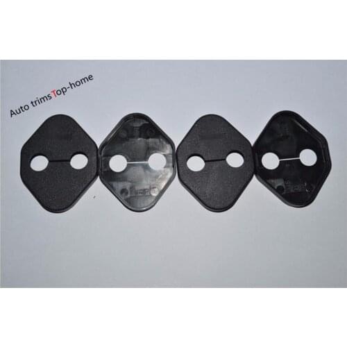 Yimaautotrims Accessories Fit For Toyota Corolla 2014 - 2020 Door Lock Buckle Cover Pad Guard Plastic Protective Cover Kit
