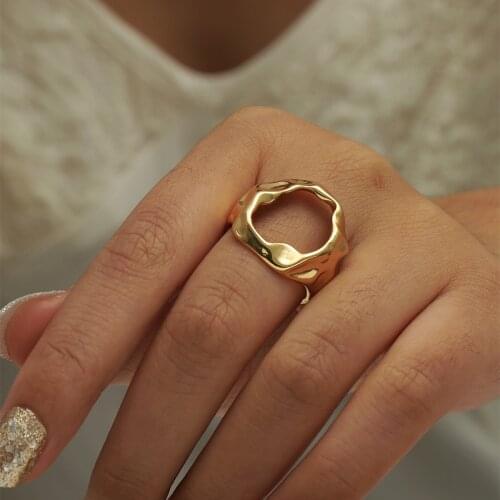 MANGOSKY Fashion Simple 925 Silver Ring For Women