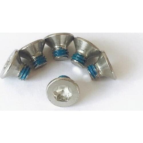 30pcs M4 Torx countersunk screws flat head screw dispensing anti-loosening bolts stainless steel bolt GB2673 6mm-30mm long