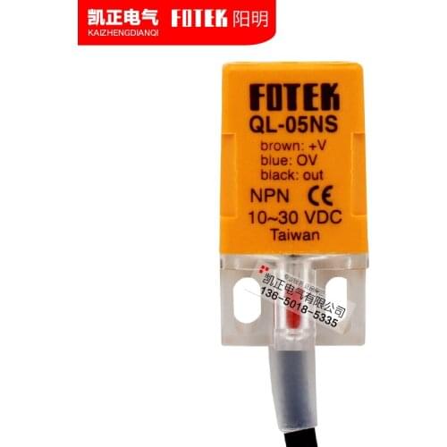 5 pieces Original authentic Taiwan FOTEK proximity switch QL-05NS NPN normally open 3-wire new free shipping QL05NS