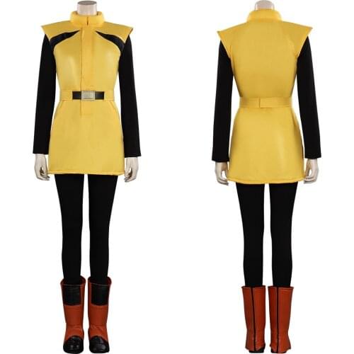 Anime Ball Z - Bulma Cosplay Costume Jumpsuit Uniform Outfits Halloween Carnival Suit