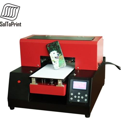 SolToPrint Automatic A4 UV Flatbed Printer Printing Machine for Pen, Golf Ball, PVC Card, Phone Case