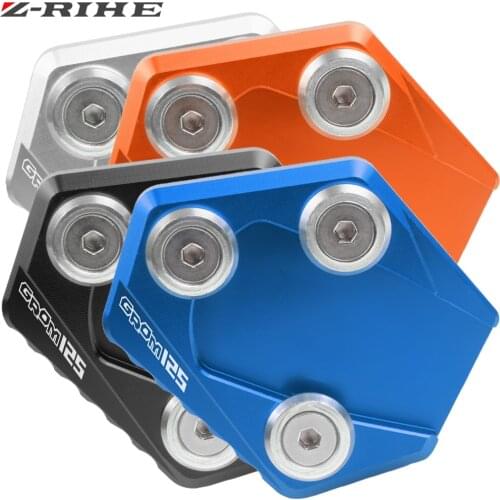 CNC Motorcycle Side Stand Enlarge Kickstand Extension Plate Pad FOR Honda Grom MSX125 MSX 125 MSX125SF MSX125 SF 2014 2015 2016