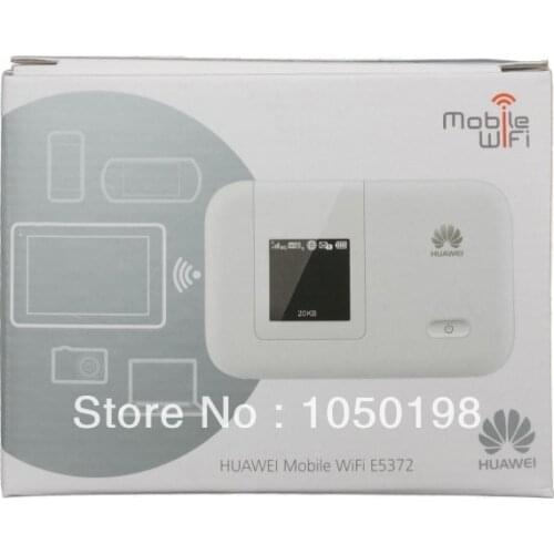 HUAWEI E5372 LTE Cat4 Mobile Hotspot +a pc free TS-9 antenna