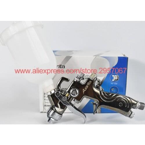 Auarita K-350 LVMP spray gun plating chrome surface small repair spray gun Gravity 0.8mm nozzle