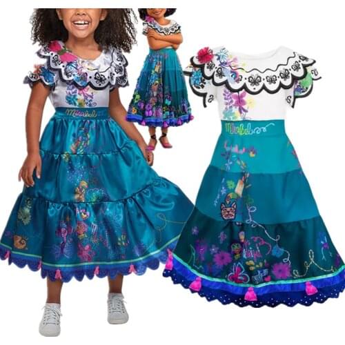 Halloween Party Dress For Girls Beauty and the Beast Cosplay Fancy Dress Up Children Christmas Clothes Princess Costume Disguise