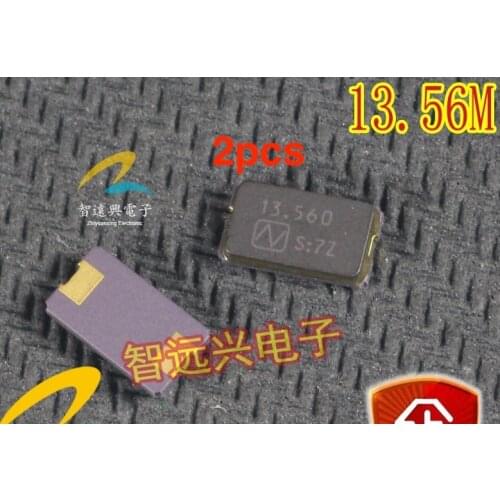 2pcs 13.56M crystal oscillator for new Mercedes-Benz 434 smart key crystal oscillator 315 to 434MHZ