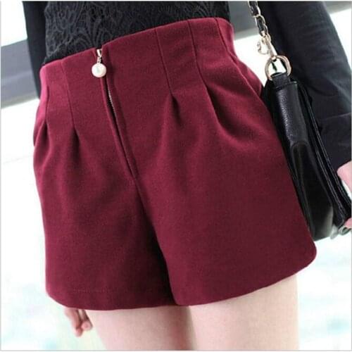 Lanxirui Women's Wool Shorts