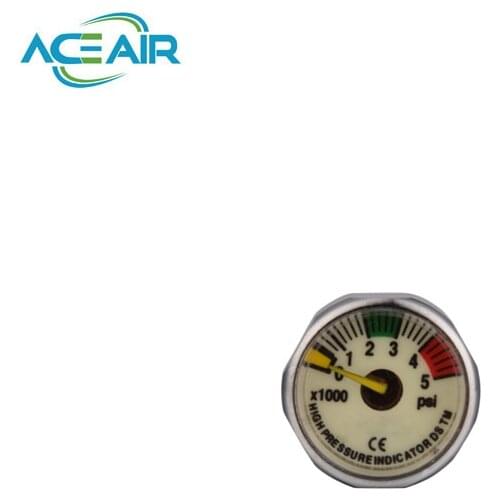 PCP Paintball Air Pressure Manometre Gauge 5000psi Luminous 1/8 NPT 1/8BPSS
