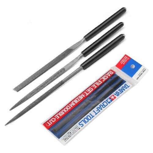 3PCS(1 Bag) File Craft Tool For Tamiya Mini 4WD Racing Car Model Grinding Tools 74046