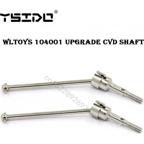 Upgrade Wltoys 1/10 104001 RC Parts Buggy CVD Universal Drive Shaft & Rear Dog Bone