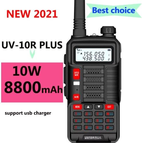 Trucker Walkie talkies for hunting 40 km 10km 8800mah 10W baofeng uv 10R rechargeabl long range woki toki for hunting Unlocked