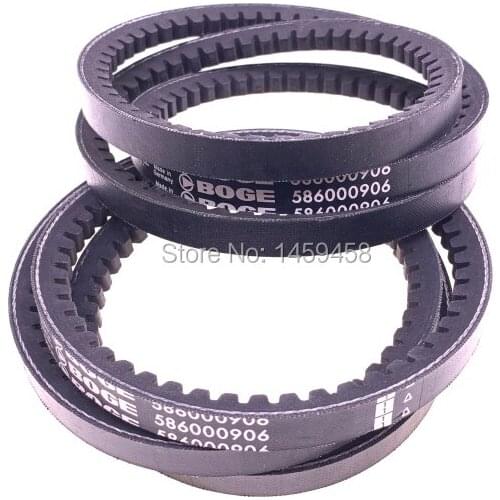 Free shippinig 6pcs/lot genuine 586000906P Boge air compressor V-belts driving belts