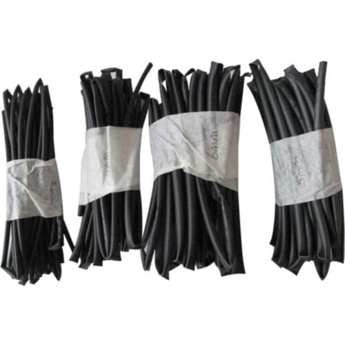 4 x 1 Meter Lengths Heat Shrink Tubing 3mm 4mm 5mm 6mm