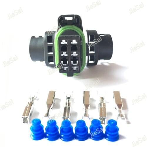 FCI 6 Pin 211PC063S0003 Waterproof Car Electrical Auto Connector Female Housing Black Plug 211 PC063S0003
