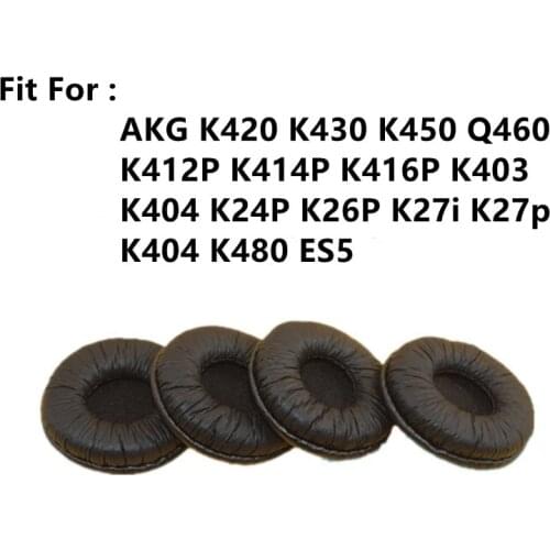 1 Pair Ear Pads Replacement for AKG K420 K430 K450 Q460 K412P K414P K416P K403 K404 K24P K26P K27i K27p K404 K480 ES5 Headset