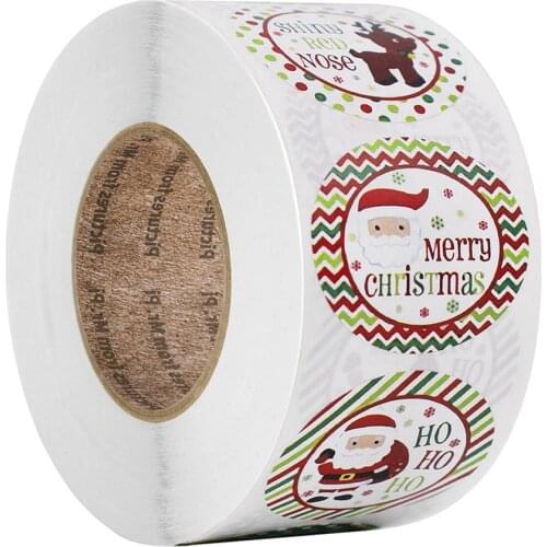 100-500pcs Thank You Sticker Design Diary Christmas Sticker Gift Sealing Sticker Holiday Birthday Party Gift Decoration Label